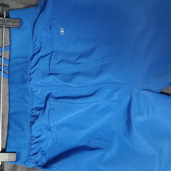 Set of royal blue scrub pants and jacket WORE ONCE!! - Picture 7 of 8